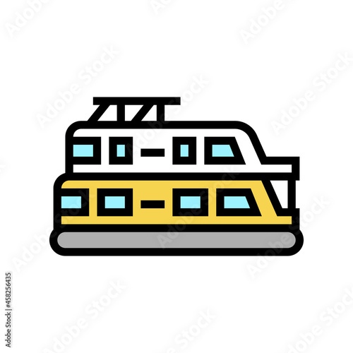 houseboat boat color icon vector. houseboat boat sign. isolated symbol illustration