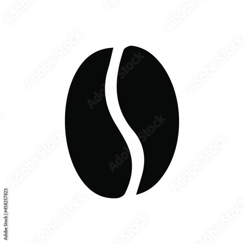 Coffee beans icon vector. caffeine illustration sign. Java symbol or logo.