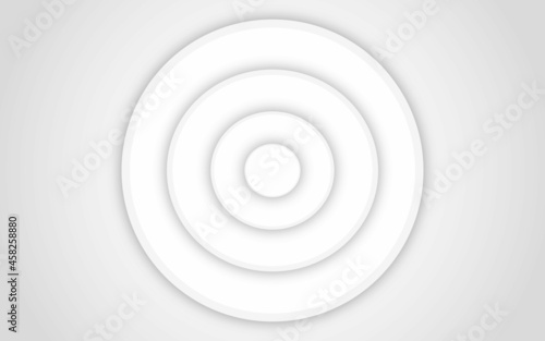 abstract 3d white background with spiral. abstract circle vector background. Abstract geometric radial background for corporate style. Clean and bright texture for business template concept. 