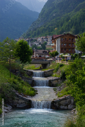 Italian mountain town, Molveno