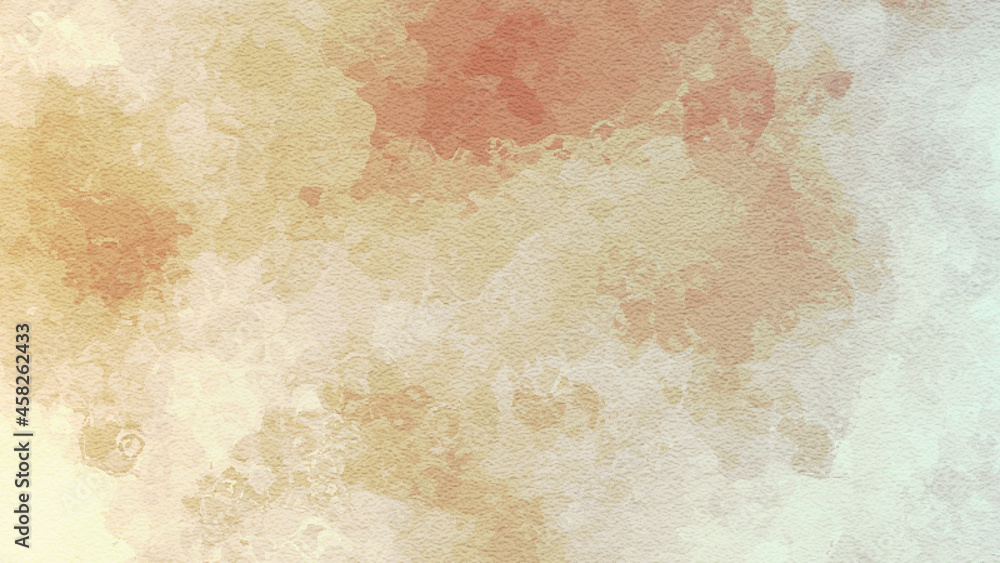 Abstract watercolor background. Watercolor background texture soft orange - abstract morning light