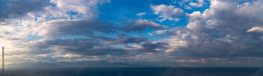 Panorama Mittelmeerküste Griechenland