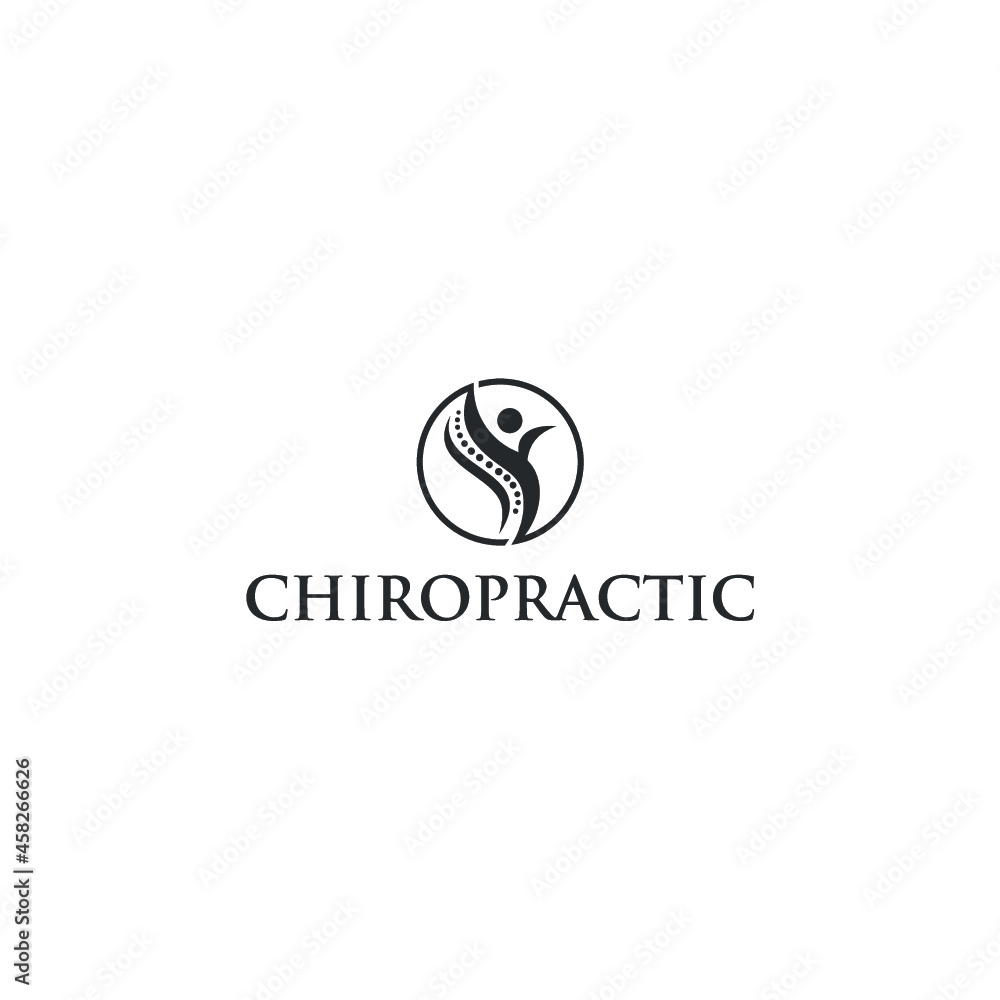Chiropractic logo design Chiropractic logo design