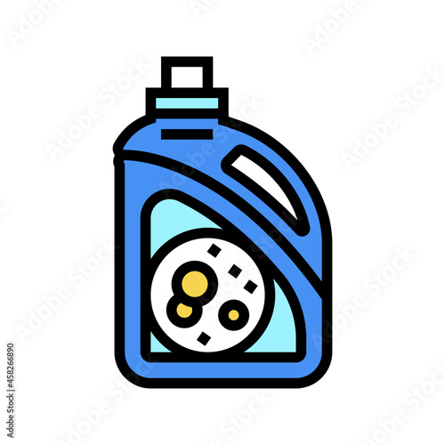 enzyme powder color icon vector. enzyme powder sign. isolated symbol illustration