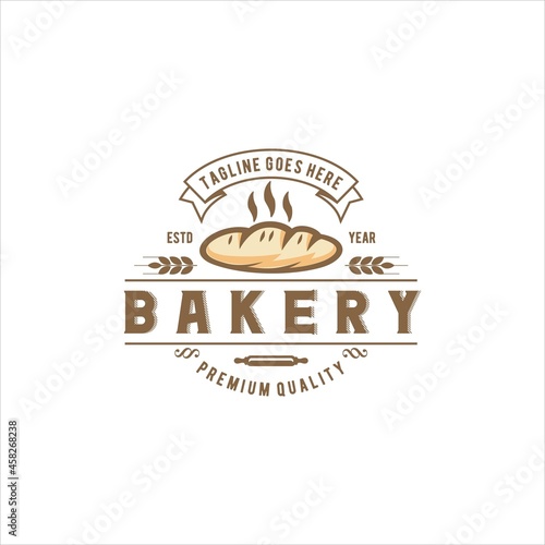 Bakery Bake House Logo Design Vector Image