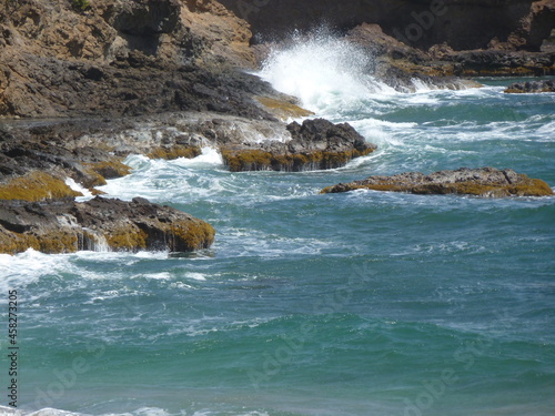 Caribbean coastal view  St. Lucia 