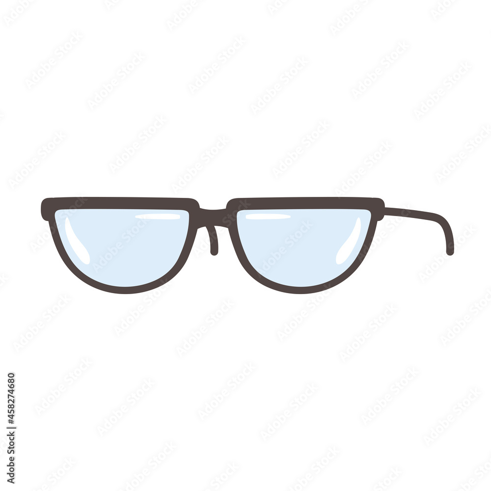 Fototapeta premium eyeglasses accessory flat icon