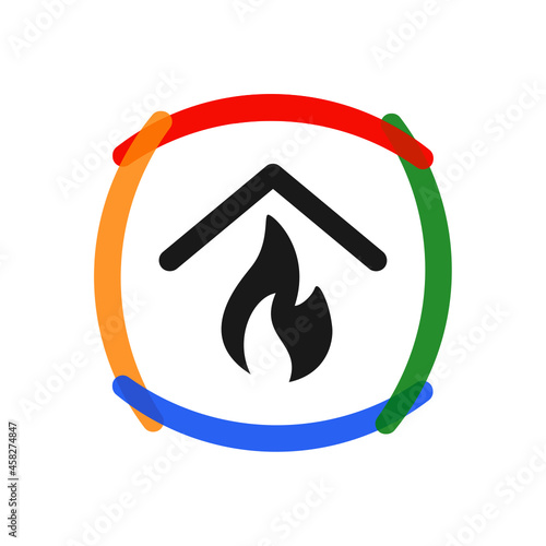 Fire Insurance - Sticker