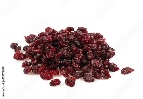 cranberries isolated on white background