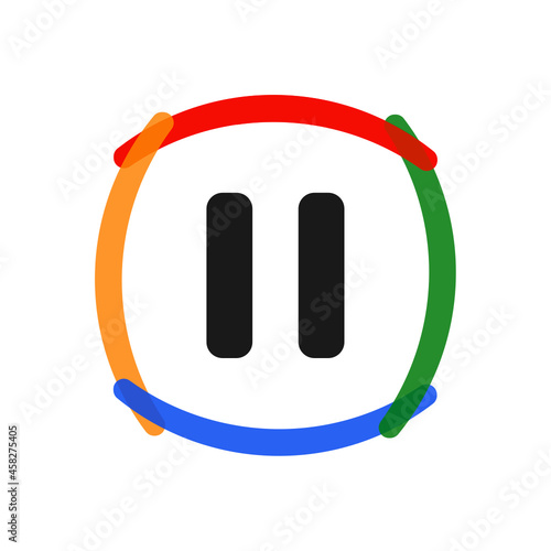 Pause - Sticker
