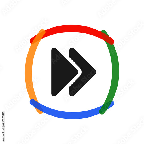 Fast Forward - Sticker