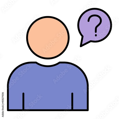 Vector Newbie Filled Outline Icon Design