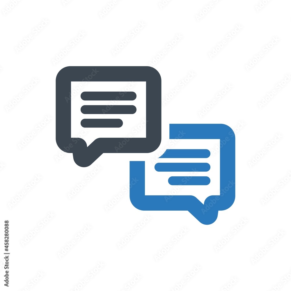 Conversation chatting icon Conversation chatting icon