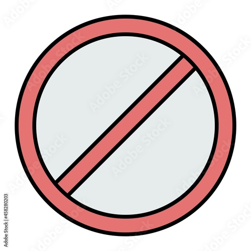 Vector Prohibition Filled Outline Icon Design Free Download Vector Prohibition Filled Outline Icon Design - GFXLoad