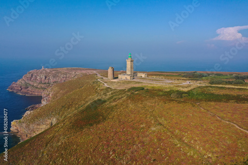 aerial view of cape frehel on brittany in france © AUFORT Jérome