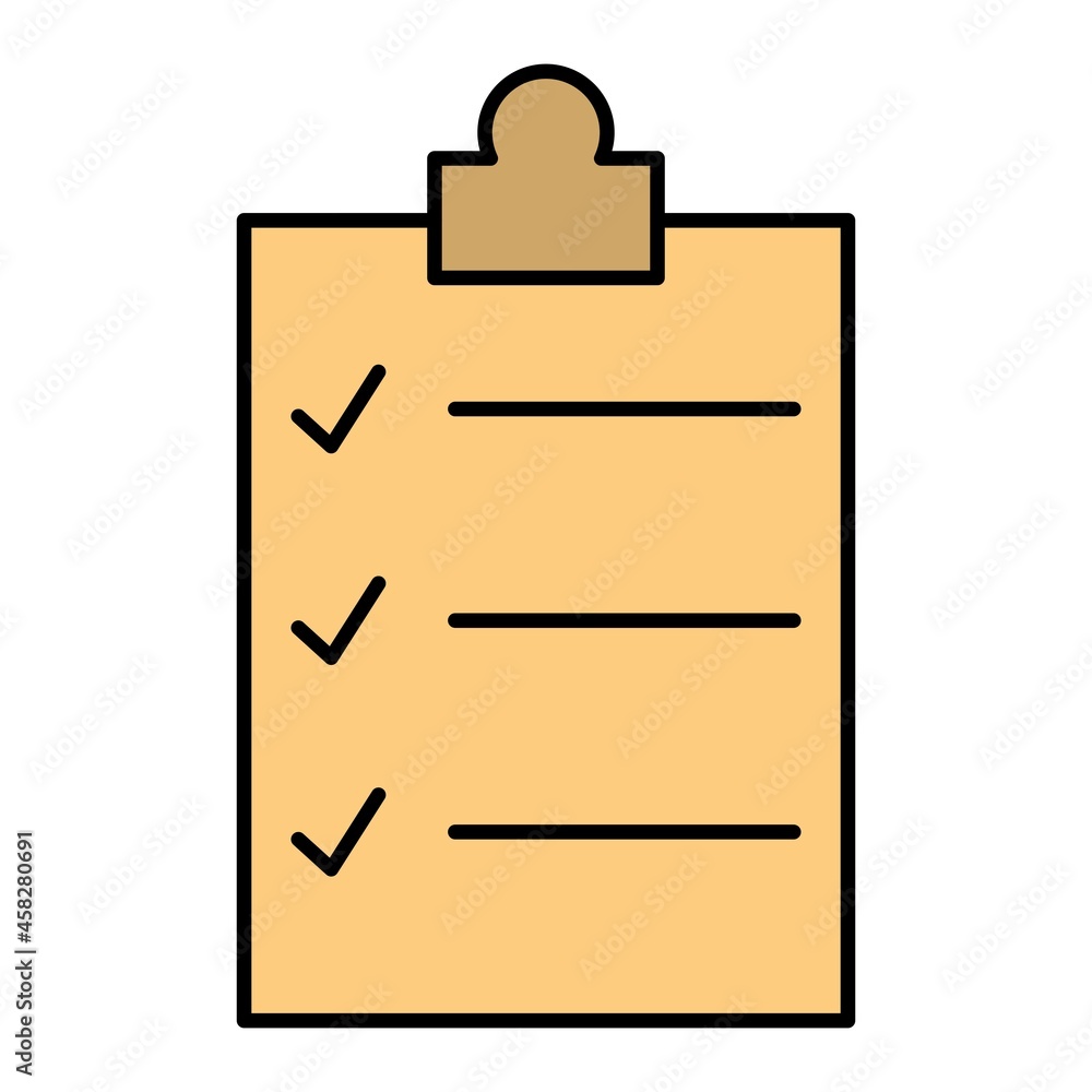 Vector Report Filled Outline Icon Vector Report Filled Outline Icon