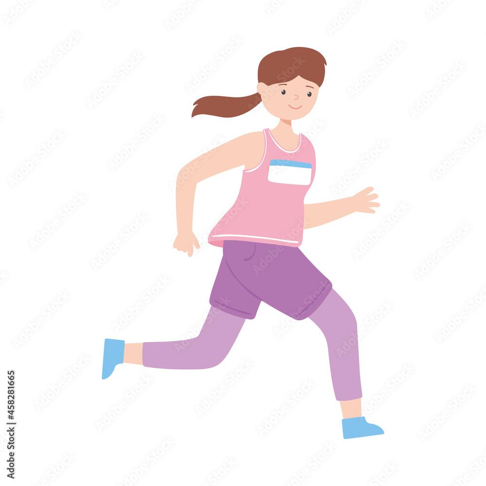 girl runner athlete