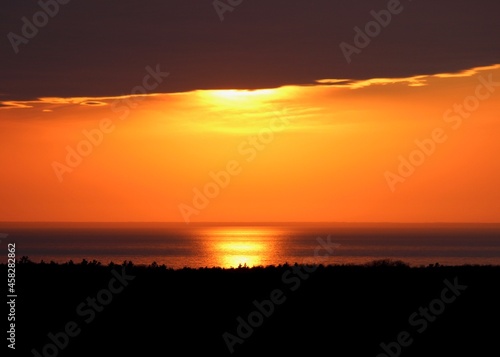 sunset over Lake Michigan © Heather