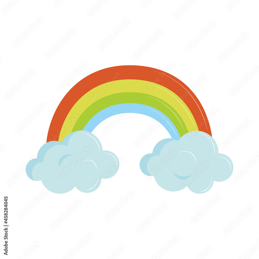 rainbow and clouds rainbow and clouds