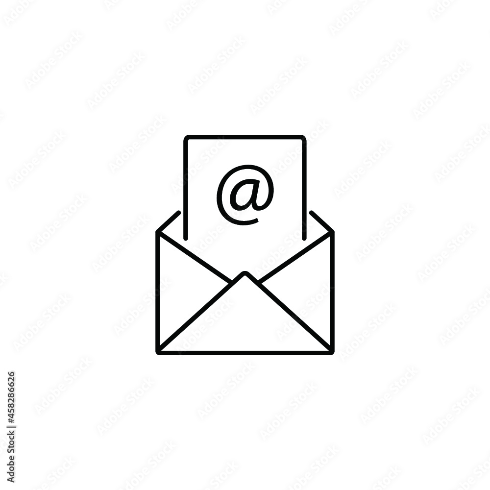 Notification Message or Email Icon Logo Design Notification Message or Email Icon Logo Design