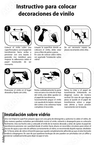 manual instalación de vinil