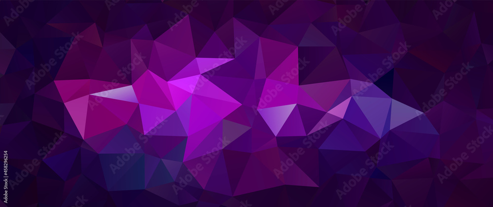 Trendy polygonal space background. Colorful geometric galaxy illustration Trendy polygonal space background. Colorful geometric galaxy illustration