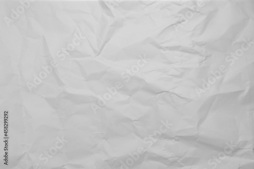 Grey crumpled paper texture background
