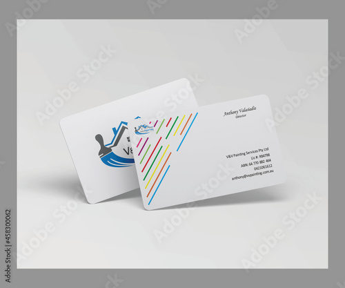 Business Card Design Template.