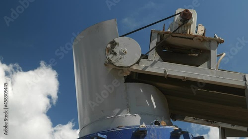 Wallpaper Mural Video shot of details of plant for production of crushed stone widely used in construction as filler for production of concrete
 Torontodigital.ca