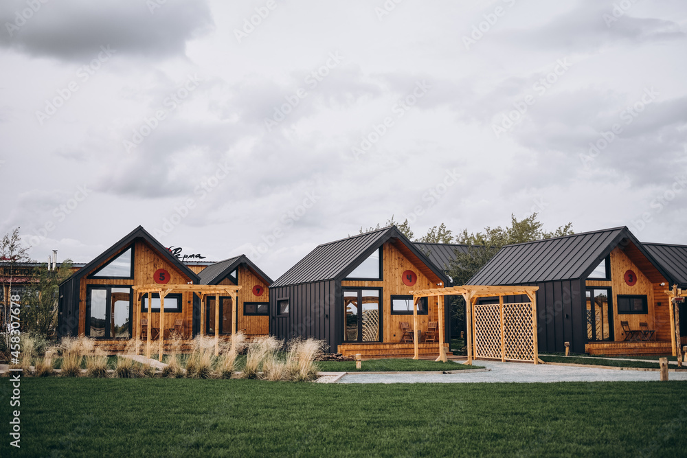 Obraz premium house on the hill