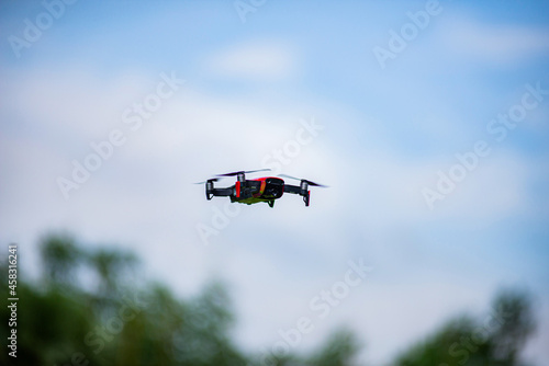 Beautiful Flying Drone Video Camera