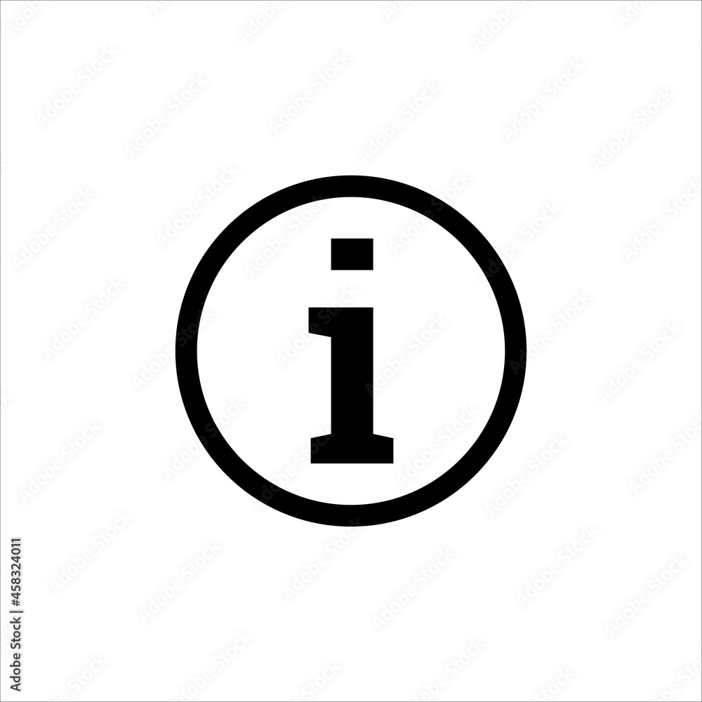 Information icon, info icon symbol vector illustration Information icon, info icon symbol vector illustration