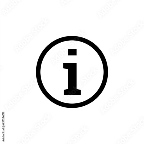 Information icon, info icon symbol vector illustration