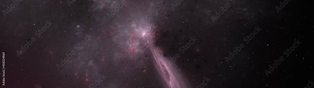Naklejka premium abstract space galaxy background