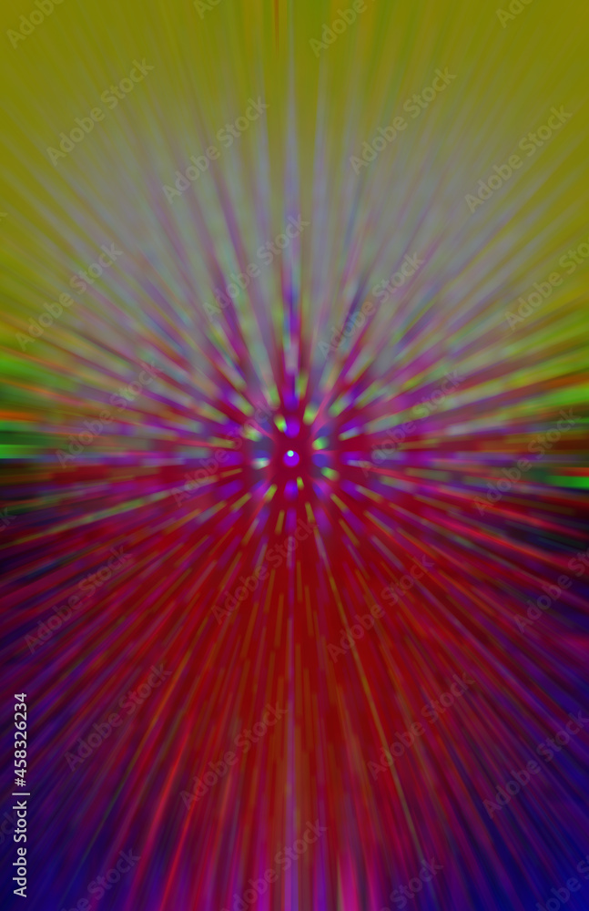 An abstract psychedelic burst background image. 