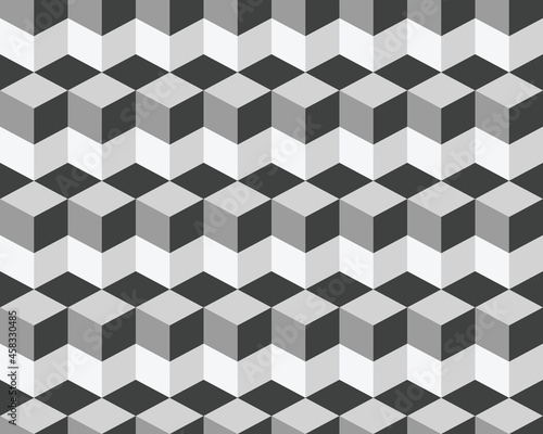 Seamless pattern, polygonal mosaic abstract geometry background. Used for creative design templates