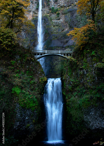 Multnomah Falls in Autumn