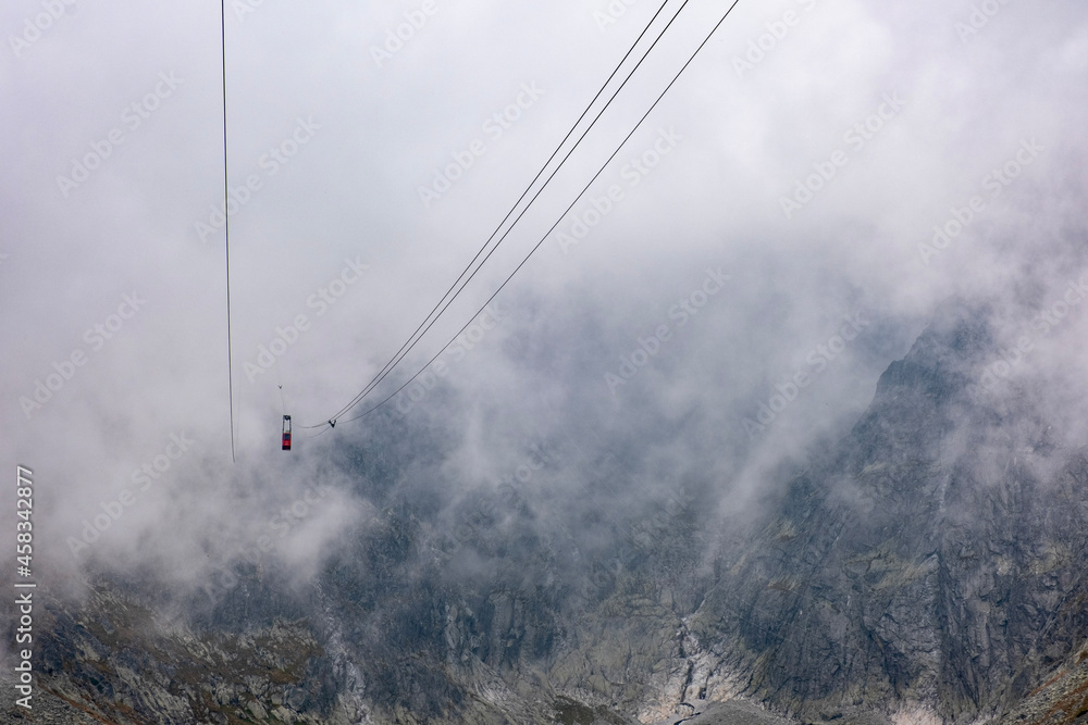 fog in the mountains