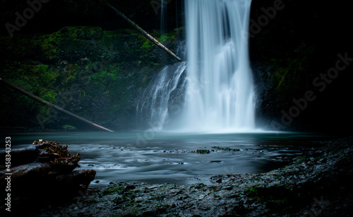 Early Winter Morning Waterfall