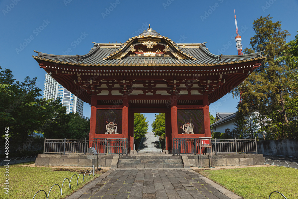 Fototapeta premium 増上寺 旧台徳院霊廟惣門