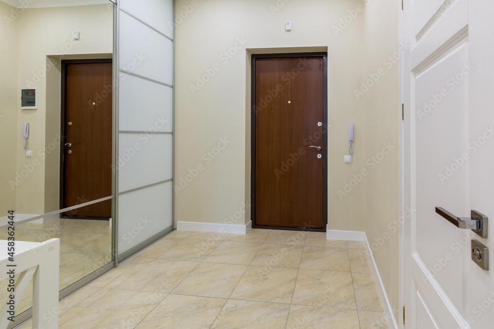 custom made wallpaper toronto digitalinterior photo corridor entrance to the apartment with a large white closet