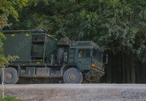 army logistics service vehicle in action  © Martin