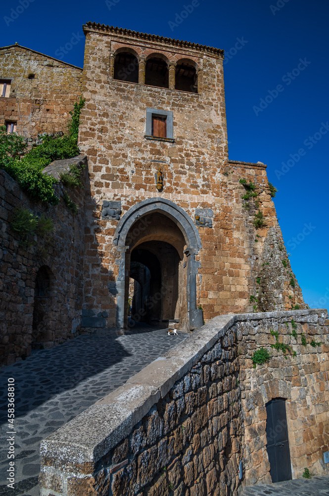 The Gate of the village of Civita di Bagnoregio