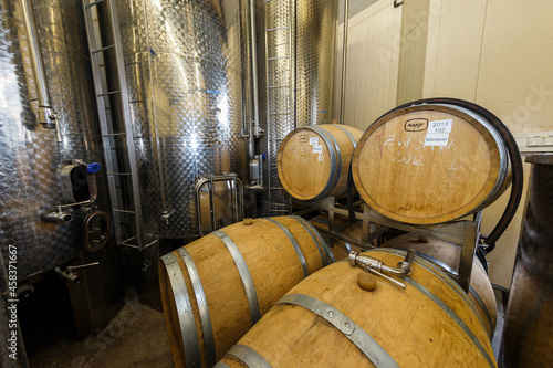 Pressing Trockenbeerenauslese. Willi Opitz Weingut. photo