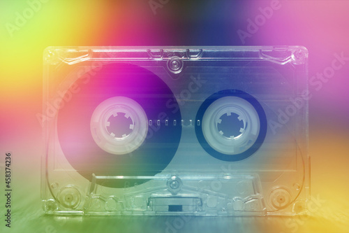 Audio cassette for music nostalgia play vintage
