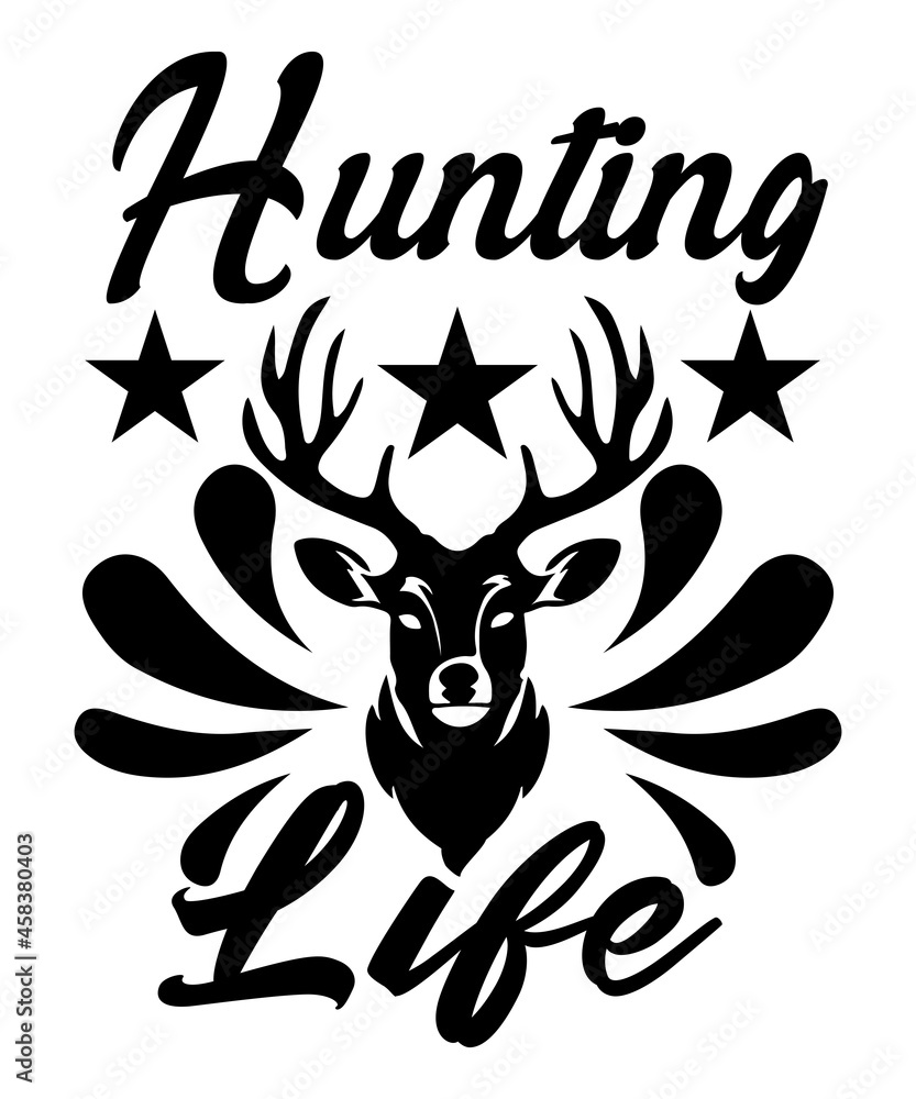 Hunting SVG T-shirt design Hunting SVG T-shirt design