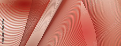 Copertina social, astratto, business, linee
