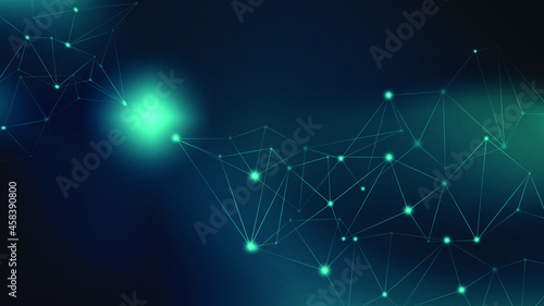 abstract vector background with stars in polygon design