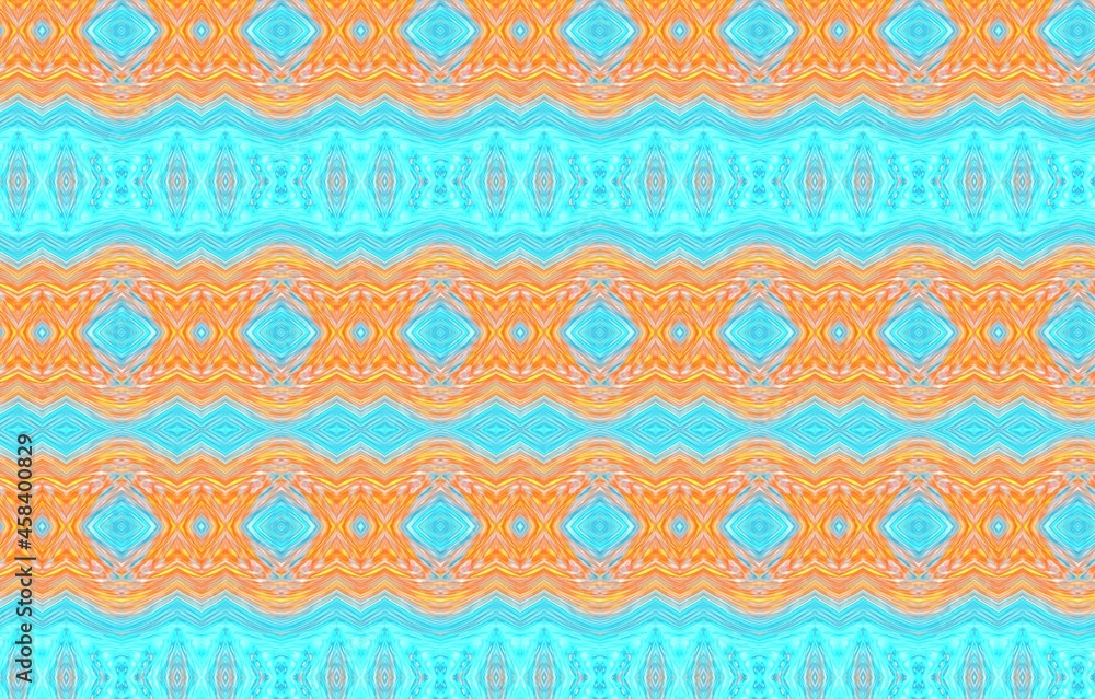Seamless Ikat Pattern. Abstract background for textile design, wallpaper, surface textures, wrapping paper.Abstract ethnic ikat pattern background. Seamless Ikat Pattern. Abstract background for textile design, wallpaper, surface textures, wrapping paper.Abstract ethnic ikat pattern background.