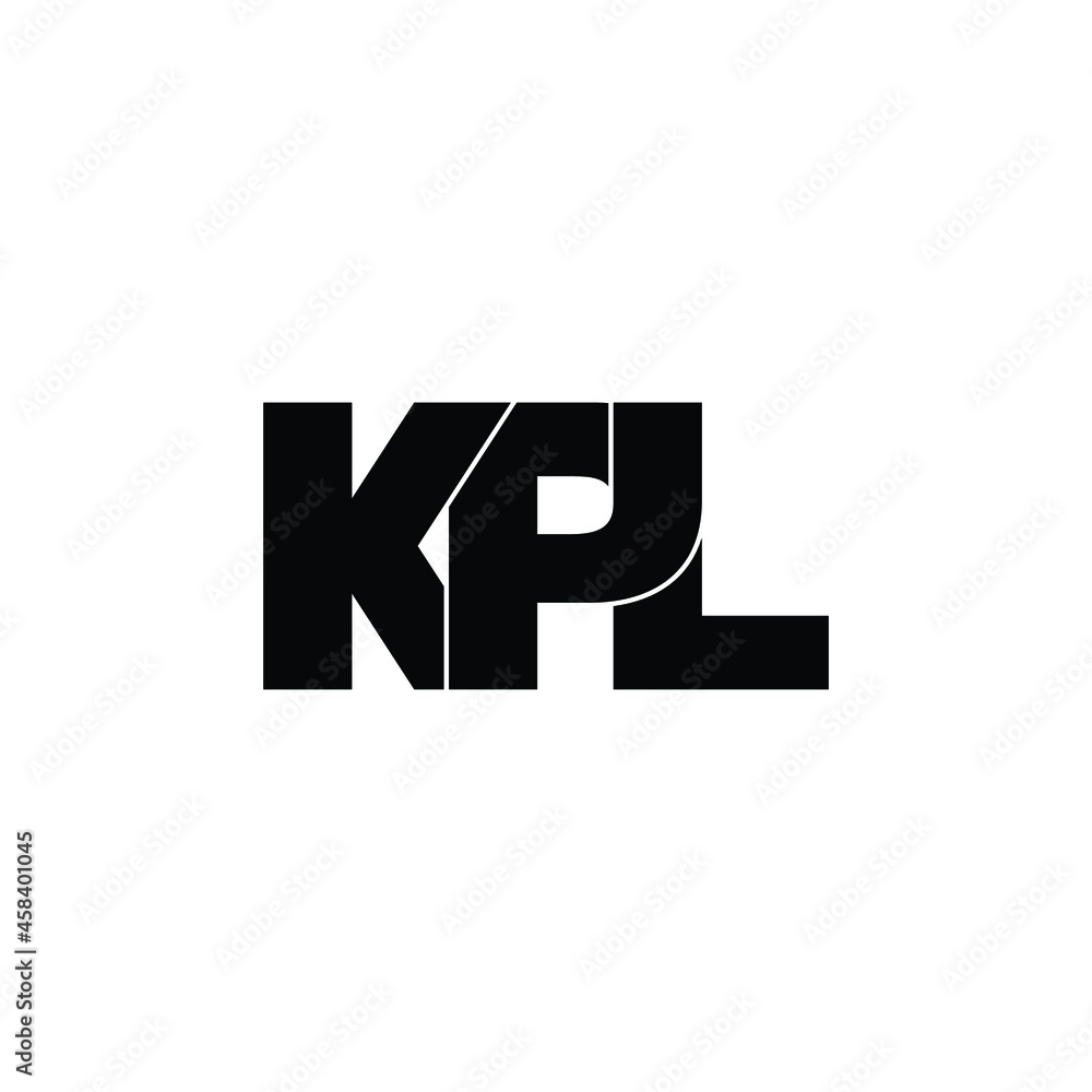 KPL letter monogram logo design vector KPL letter monogram logo design vector